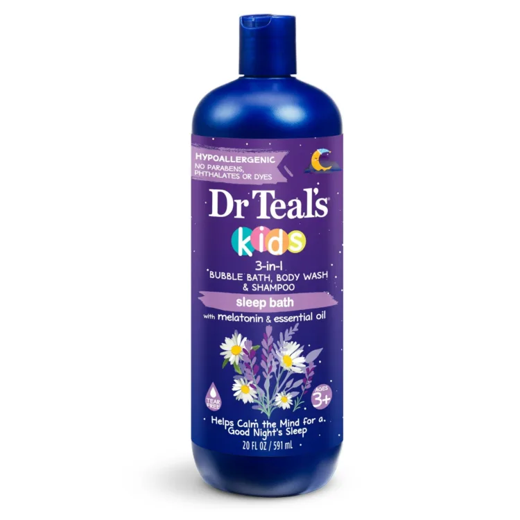 Dr Teal's Kids 3-in-1 Bubble Bath, Body Wash & Shampoo